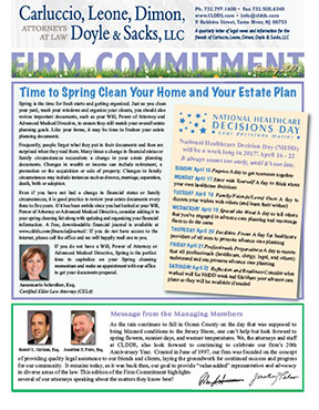 Spring 2017 Newsletter