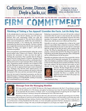 Winter 2017 Newsletter
