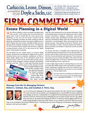 Fall 2017 Newsletter